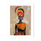 New Colorful Abstract African Ethnic Art