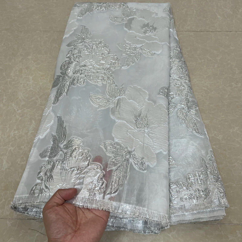 High Quality African Nigerian Tulle Lace Fabric