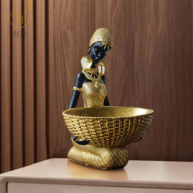 Woman Figurines Sculpture Home Decoration Accessories