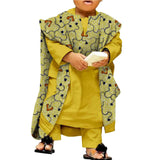 Kids Abaya Bazin Riche Shirt and Pants