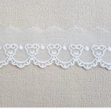 New Little Bear Cotton Mesh Embroidery Lace