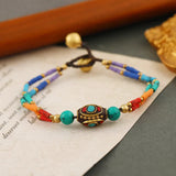 Original Design Tibetan Color Nepal Woven Bracelet