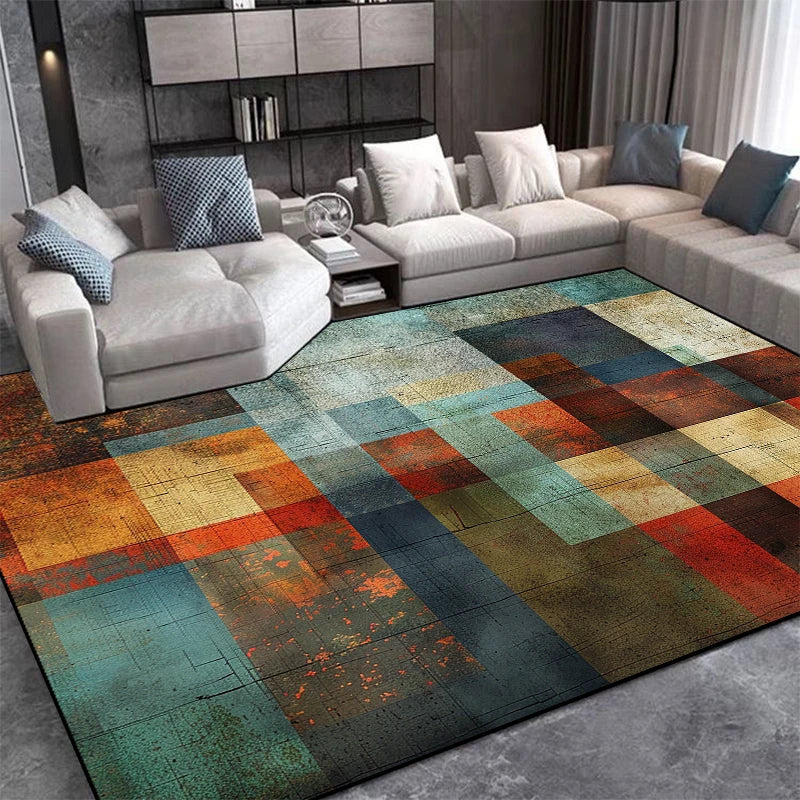 New Nordic Abstract Geometric Carpets