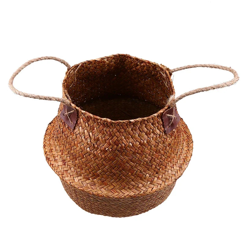 New Handmade Seagrass Storage Basket