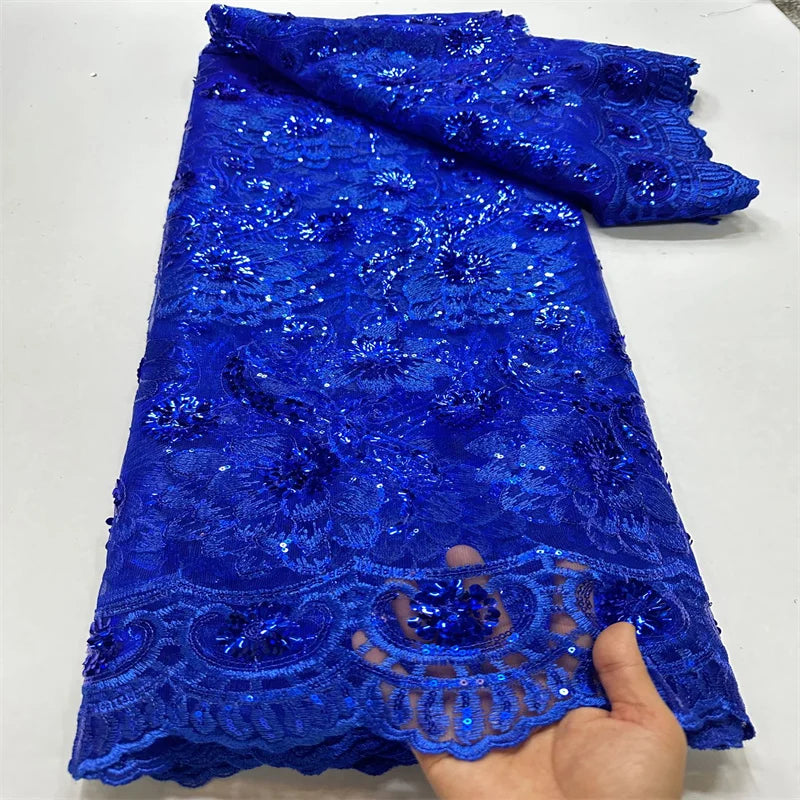 New Fashion African Brocade Lace Fabric