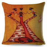 African Woman Home Decor Pillow Case