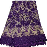 New african guipure cord lace fabric