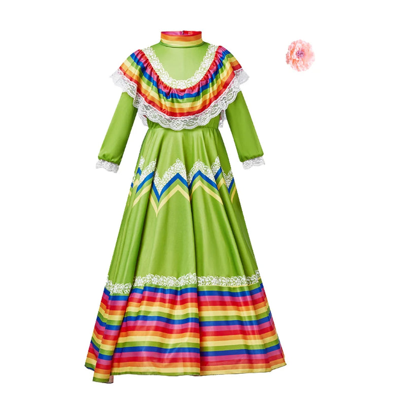 Child Girls Jalisco Traditional Guadalajara Mexican dress