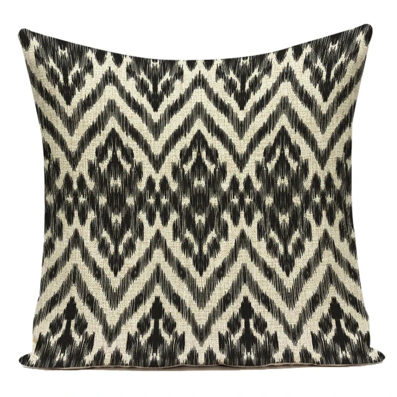 Polyester Boho Style Simple Geometric Decorative Pillows Cushion Cover for Living Room Decoration Pillowcase