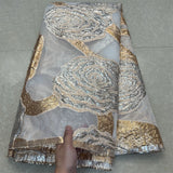 High Quality African Nigerian Tulle Lace Fabric