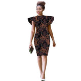 Hand Cut Nigerian Style O-Neck Dress