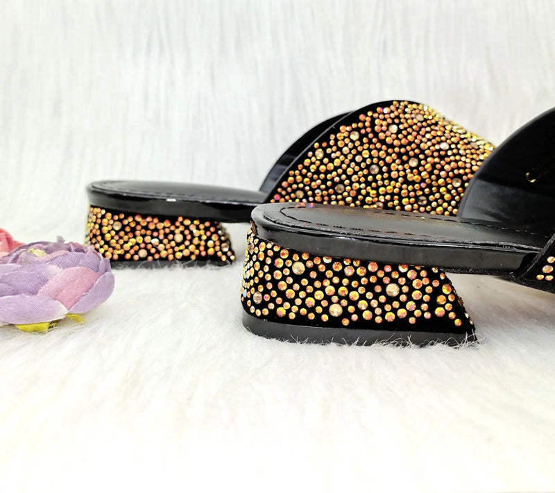 Africa Popular High Heel Shoe Bag Set