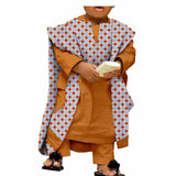 Kids Abaya Bazin Riche Shirt and Pants