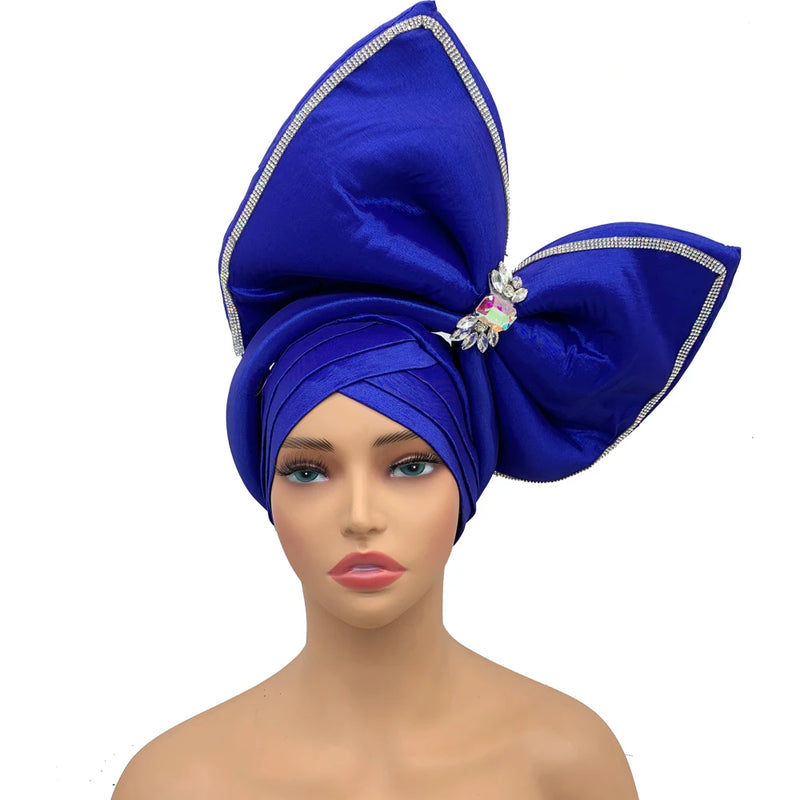 New Big Bowknot Turban Cap