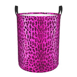 New Custom Leopard Print Laundry Basket