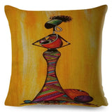 African Woman Home Decor Pillow Case