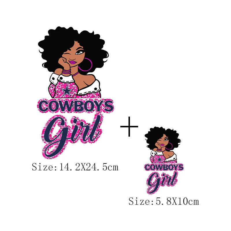 New Fashion Black Girl DIY T-Shirt