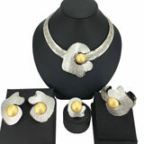 New Fashion Dubai Gold-Plated Jewelry Set