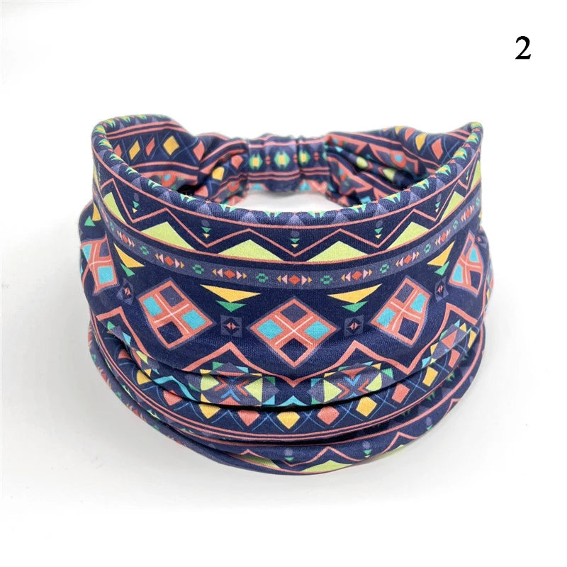 New African Pattern Print Headband