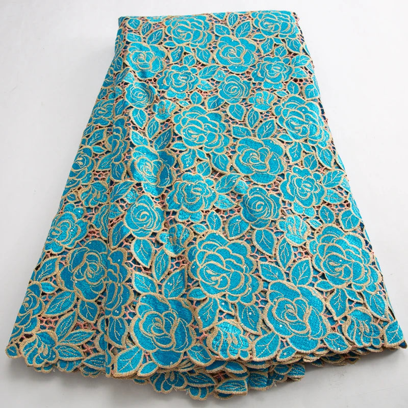 High Quality Water Soluble African Lace Fabric