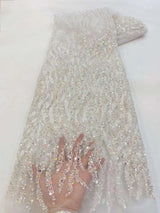 New Madison-Sequined Lace Fabric for Wedding Dress