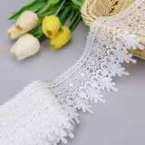 New Wide Lace Ribbon Floral Embroidered Lace