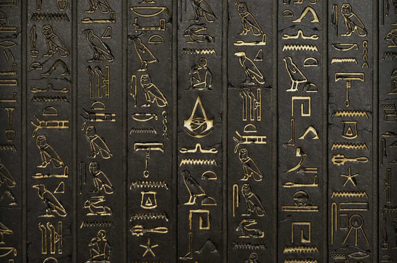 Black Golden Ancient Egyptian Art Prints 3D Posters