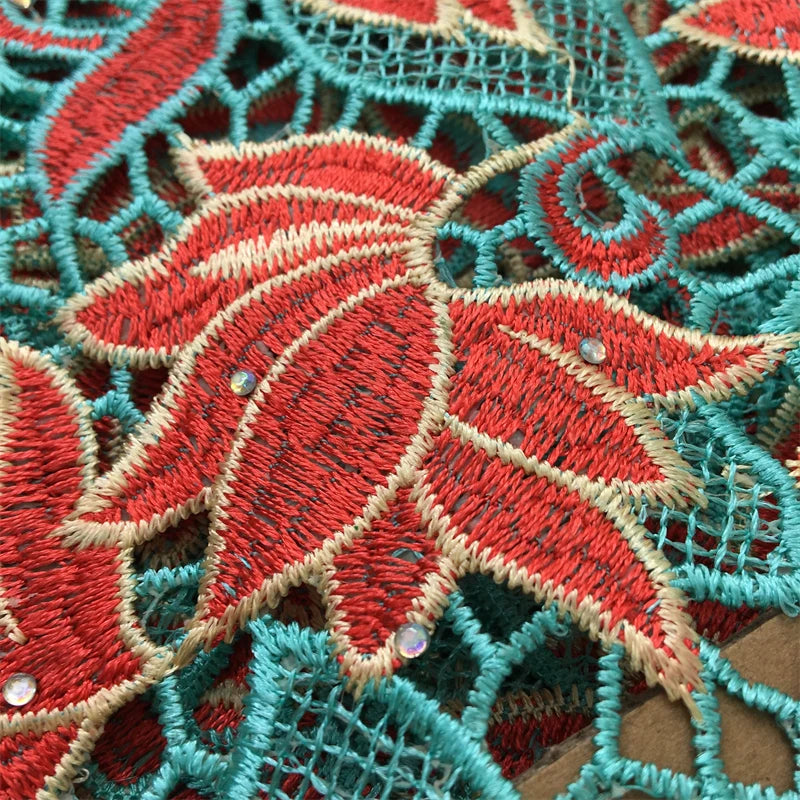 New  African Guipure Cord Lace Fabric