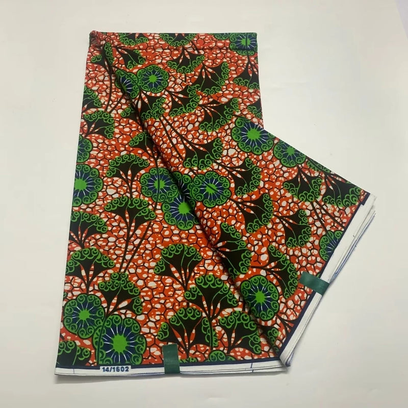 100% Cotton African Wax Print Fabric