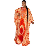 Women Tie Dyed Dashiki Couple Fashion Elegant Dress