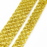 2/5/10M 15/20/35mm Sequin Ribbons Lace