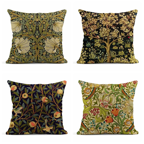 New Vintage flowers Linen pillowcase