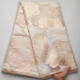 Nigerian French Tulle Lace High Quality Brocade Lace Fabric