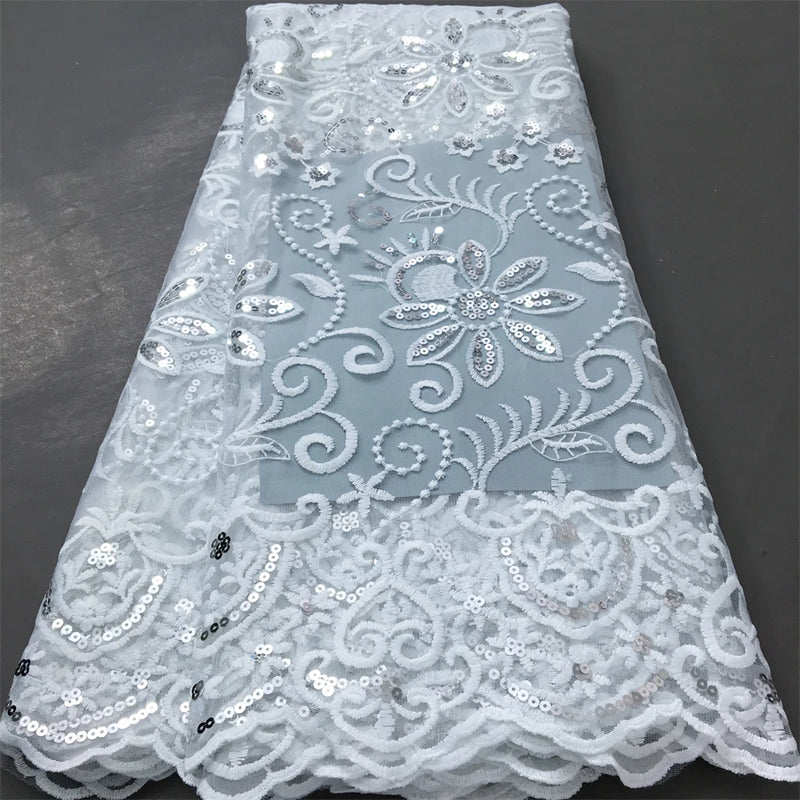 Zhenguiru Latest Embroidery African Lace Fabric