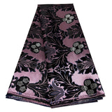 High Quality 3D Damask Embroidery Headtie Fabric