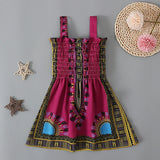 Summer Fashion Style African Children Polyester Printing Dress