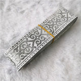 33mm Gold Silver Shining Vintage Ethnic Embroidery Ribbon Boho Lace