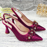 New Fashion Party High Heels And Exquisite Clutch Bag