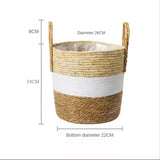 New Fancy Wicker Planter Basket