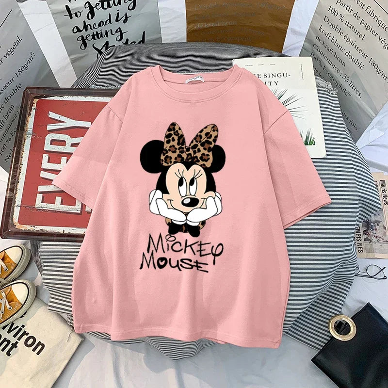 Mickey Anime Blouses Y2k Graphic T Shirts