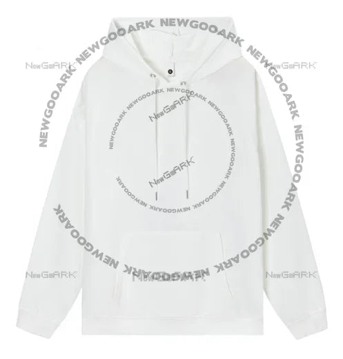 New Custom Embroidered Screen Plain Hoodie