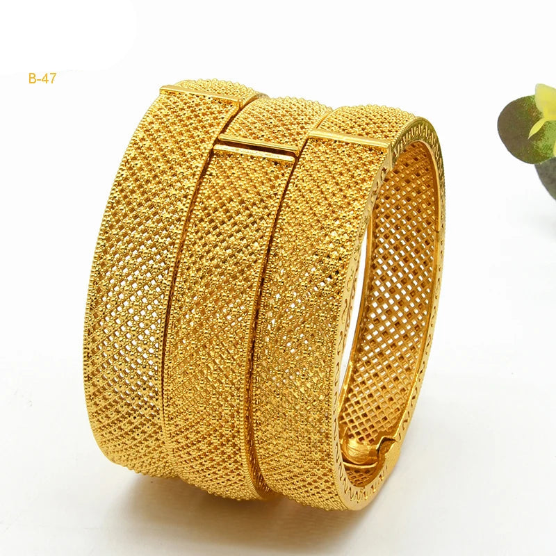 New Dubai Gold Color Bangles