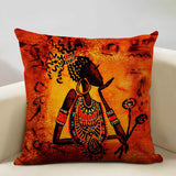 New Portrait Oil Painting Cushion Cover