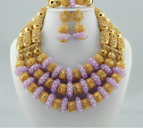 Amazing african beads jewelry set