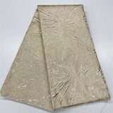 Latest Gold Brocade Lace Fabric