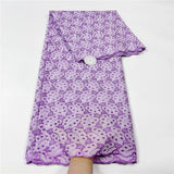 100% cotton Swiss voile lace popular Dubai style fabric