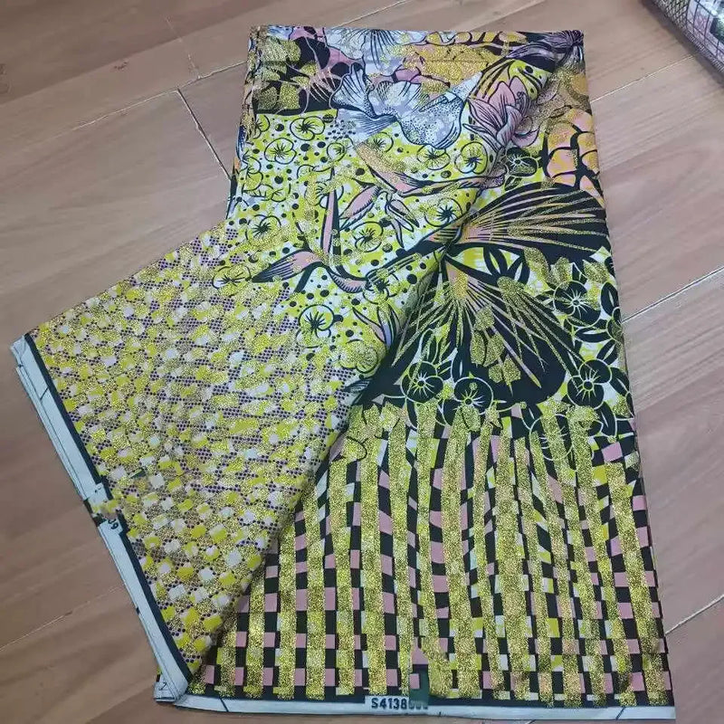 New Soft Cotton Veritable Real Wax Ankara Prints Batik Fabric