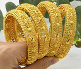 ANIID 24K Gold Color Bangle Bracelet