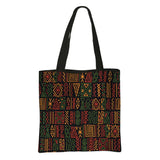 Afro Tribal Ethic Print Shopping Bag