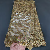 High Quality African Nigerian Latest  Tulle Lace Fabric